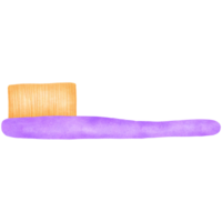 violet mignonne brosse à dents png