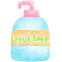 Light blue liquid soap png