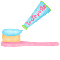 Toothbrush and toothpaste png