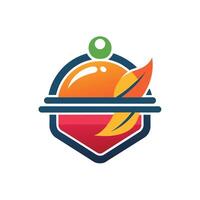 un moderno logo diseño para un Fruta compañía, presentando limpiar líneas y vibrante colores, un limpiar y moderno diseño para un comida entrega servicio, minimalista sencillo moderno logo diseño vector