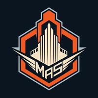 A sleek and modern logo design for a gaming company, featuring dynamic elements related to gaming, A simple and elegant logo inspired by the concept of mass production vector