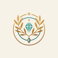 Sleek and modern logo design for a jewelry store, featuring luxurious elements and timeless aesthetics, Create a clean and modern logo for an online clothing store vector