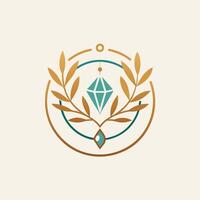 Sleek and modern logo design for a jewelry store, featuring luxurious elements and timeless aesthetics, Create a clean and modern logo for an online clothing store vector