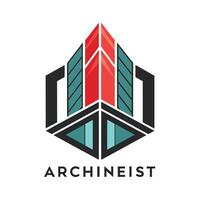 Sleek logo design for an architectural firm, featuring clean lines and elegant typography, A clean and sophisticated logo for a pioneering tech startup vector