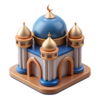 süß 3d von islamisch Moschee png