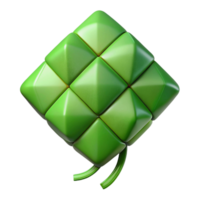 cute 3d of rice ketupat png