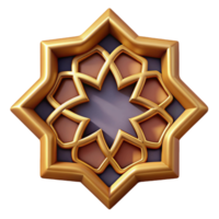 cute 3d of islamic arabian ornament png