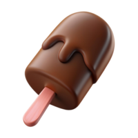 3d icon illustration of ice cream png