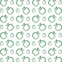 Green apple especial trendy multicolor repeating pattern illustration background design vector