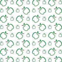 Green apple especial trendy multicolor repeating pattern illustration background design vector