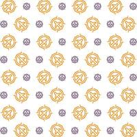 Compass glorious trendy multicolor repeating pattern illustration background design vector