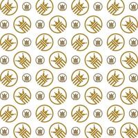 King justice especial trendy multicolor repeating pattern illustration background design vector