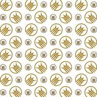 King justice especial trendy multicolor repeating pattern illustration background design vector