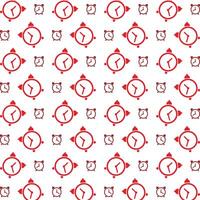 Alarm clock especial trendy multicolor repeating pattern illustration background design vector