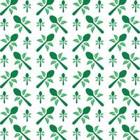 Spoon leaf glorious trendy multicolor repeating pattern illustration background design vector