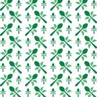 Spoon leaf glorious trendy multicolor repeating pattern illustration background design vector