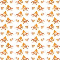 Star cart weird trendy multicolor repeating pattern illustration background design vector