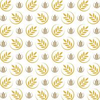 Wheat especial trendy multicolor repeating pattern illustration background design vector