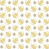 Wheat especial trendy multicolor repeating pattern illustration background design vector