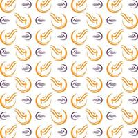 Wave glorious trendy multicolor repeating pattern illustration background design vector