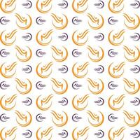 Wave glorious trendy multicolor repeating pattern illustration background design vector