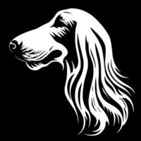 Afghan Hound - High Quality Logo - illustration ideal for T-shirt graphic vector