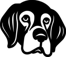 Dog, Black and White illustration vector