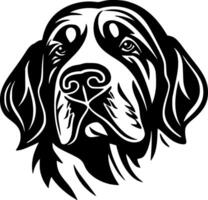 perro - minimalista y plano logo - ilustración vector