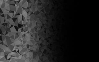 Dark Silver, Gray shining triangular template. vector