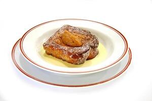 pain perdu with vanilla syrup photo