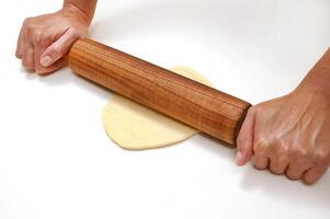 delicious artisan breads on plate photo