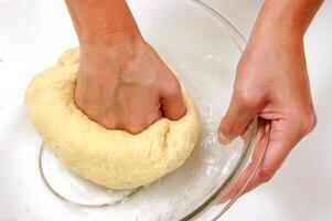 delicious artisan breads on plate photo