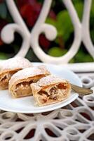 Apple strudel, classic in Italian version photo