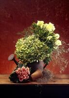 Flowers, beautiful and in several different arrangements photo