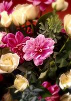 Flowers, beautiful and in several different arrangements photo