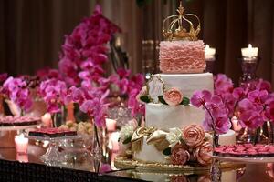 pink 15th birthday party for sophisticated girls photo