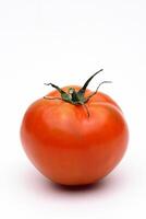 Carmen type tomatoes on white background photo