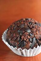 brigadeiro hecho con cacao frijol a bar en Belem hacer paraca foto