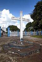 Christian cemetery in Baiao, a city in the interior of Para photo