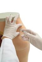 life-size rubber dolls for training nursing staff and medical treatments photo