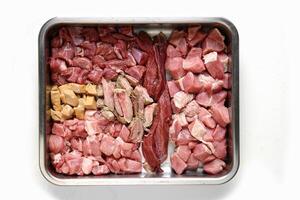 step by step of Beef Terrine, a classic French dish made with various types of meat photo