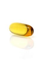 pills with fish oil, the famous omega 3 that is good for your health photo