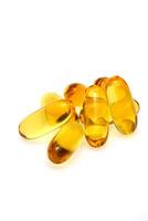 pills with fish oil, the famous omega 3 that is good for your health photo