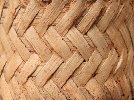 assembly of ceramic, wood and metal pieces with fruits on fabric backgrounds photo