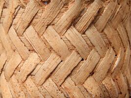 montaje de cerámico, madera y metal piezas con frutas en tela antecedentes foto