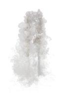 Nitrogen of rocket launch on transparent background png