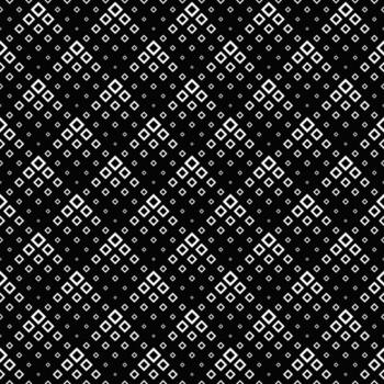 Abstract monochrome diagonal square pattern background design vector