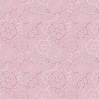 Pink seamless abstract geometrical flower wallpaper - floral background vector