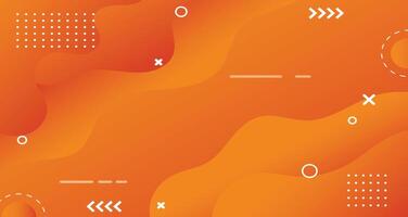 Abstract Orange Gradient Background vector