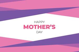 Happy Mothers Day Colourful Shape Abstract Background vector